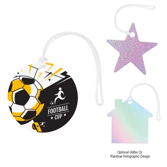 Picture of Acrylic Bag Tag - Custom Shapes 4"